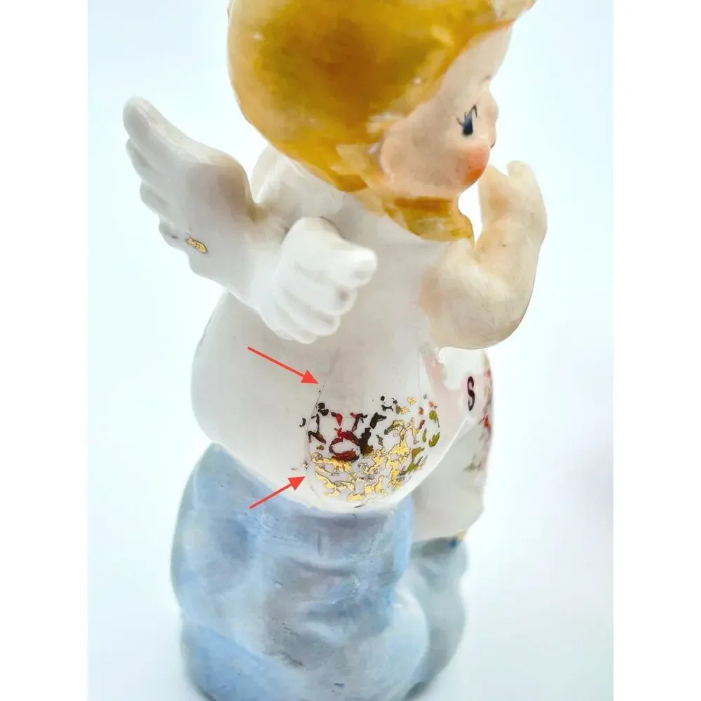 Artmark Japan Angel and Devil Salt and Pepper Shakers Vintage 1950s Kitsch